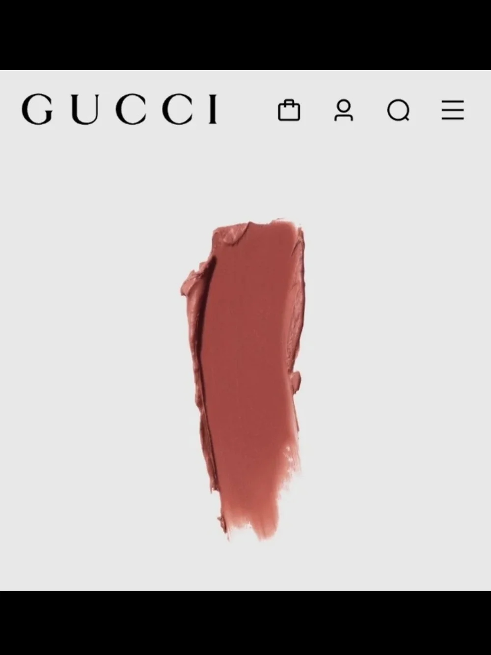 Gucci Matte Lipstick Valeria Rose 217 - Rose Mauve